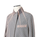 FENDI フェンディ / 美品 23年リゾートコレクション / チュール ロングコート/ FF8954 AM39 / size 40 (PINK x BLUE)