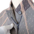 FENDI フェンディ / 美品 23年リゾートコレクション / チュール ロングコート/ FF8954 AM39 / size 40 (PINK x BLUE)