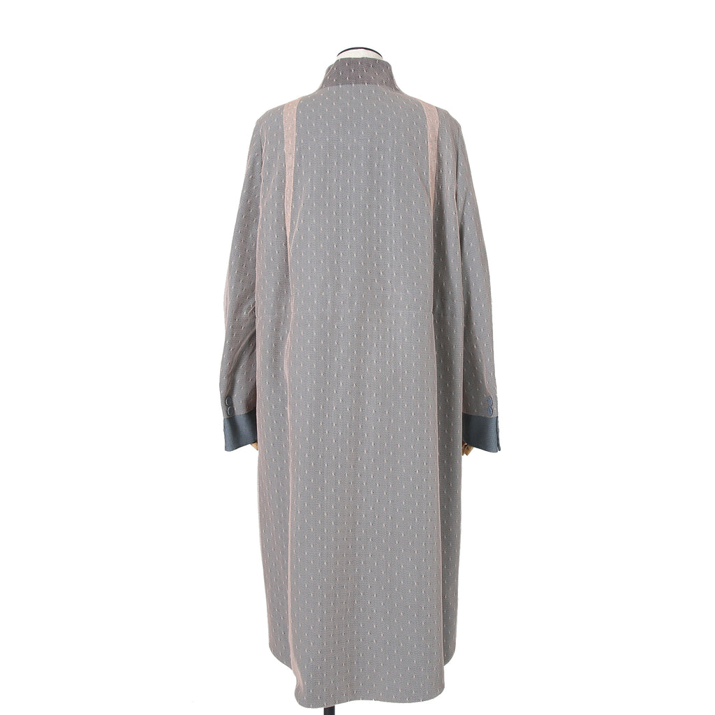 FENDI フェンディ / 美品 23年リゾートコレクション / チュール ロングコート/ FF8954 AM39 / size 40 (PINK x BLUE)