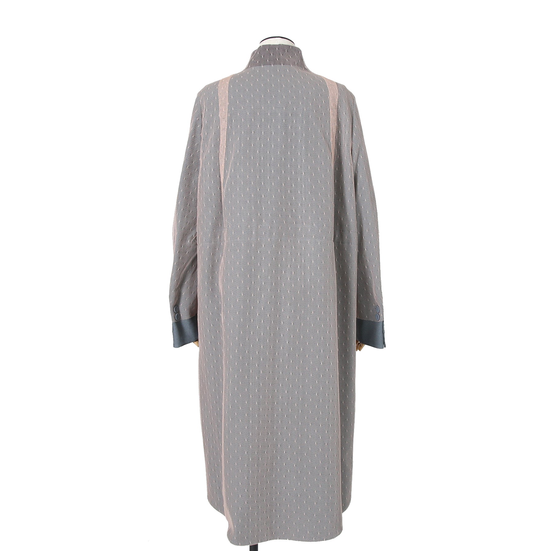 FENDI フェンディ / 美品 23年リゾートコレクション / チュール ロングコート/ FF8954 AM39 / size 40 (PINK x BLUE)