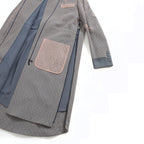 FENDI フェンディ / 美品 23年リゾートコレクション / チュール ロングコート/ FF8954 AM39 / size 40 (PINK x BLUE)