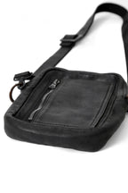 新品 イサムカタヤマバックラッシュ / ジャパンステア製品染め ショルダーポーチ / BLACK