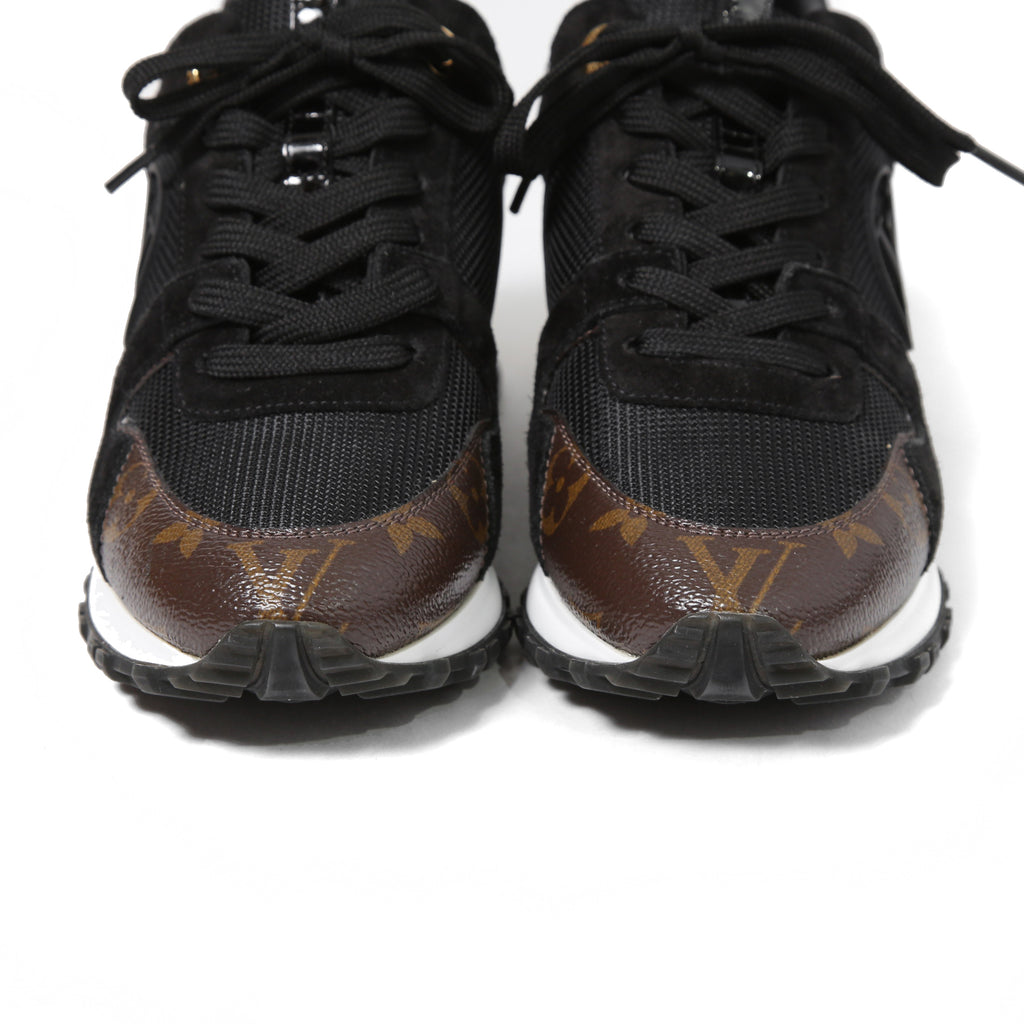 LOUIS VITTON ルイヴィトン / 現行モデル 美品 ランアウェイ スニーカー / 1A3CVW / size 36 (23cm) BLACK シューズ