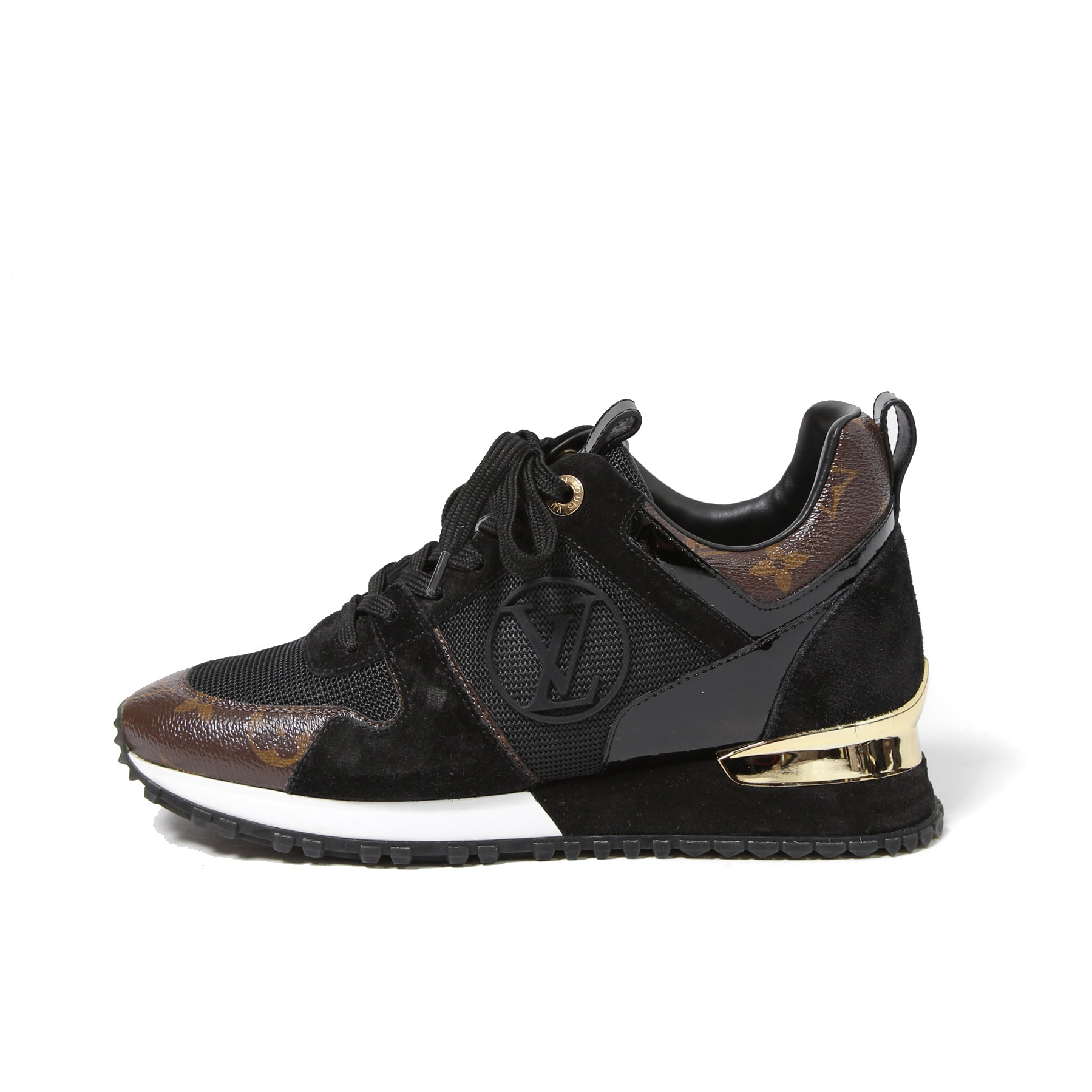 LOUIS VITTON ルイヴィトン / 現行モデル 美品 ランアウェイ スニーカー / 1A3CVW / size 36 (23cm) BLACK シューズ