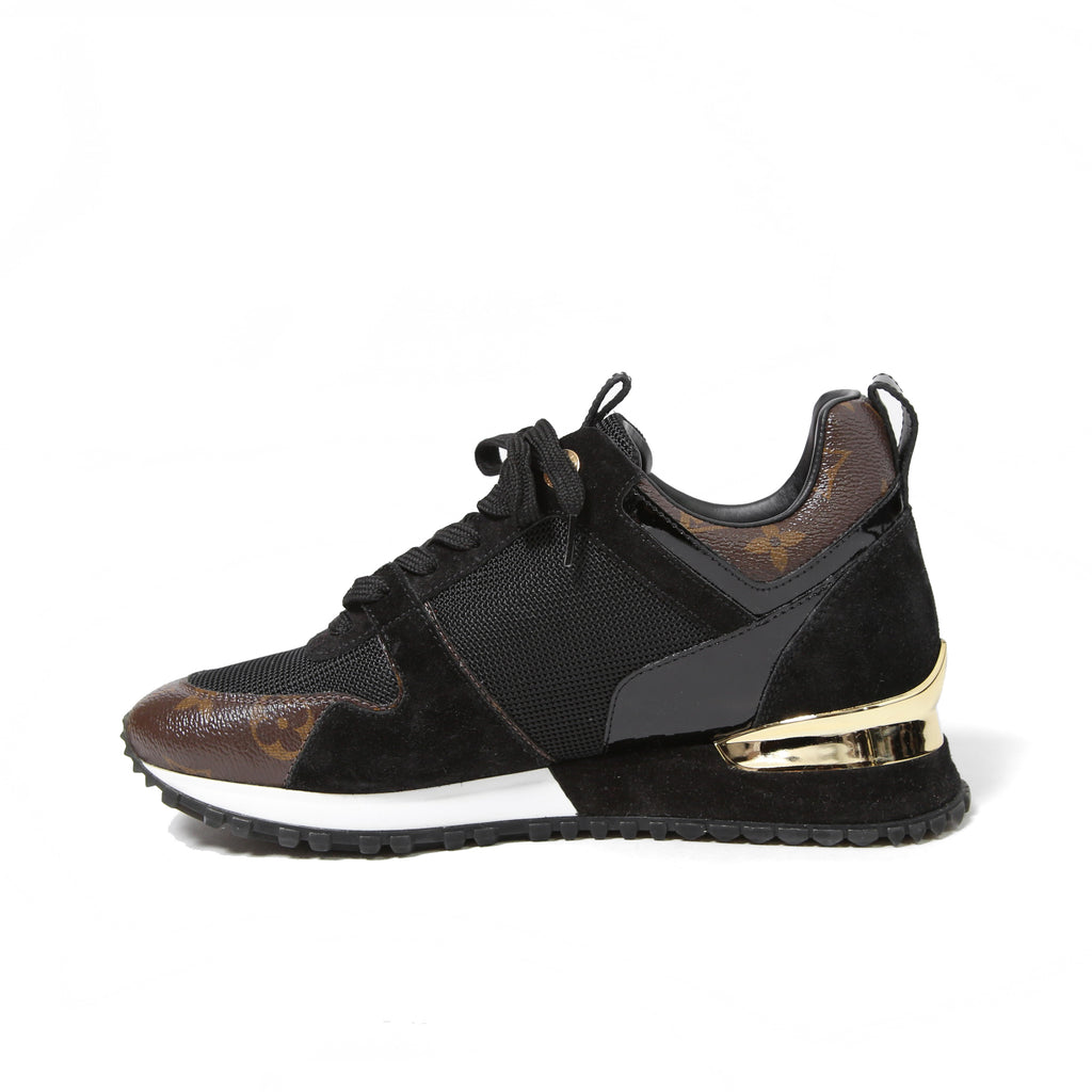 LOUIS VITTON ルイヴィトン / 現行モデル 美品 ランアウェイ スニーカー / 1A3CVW / size 36 (23cm) BLACK シューズ