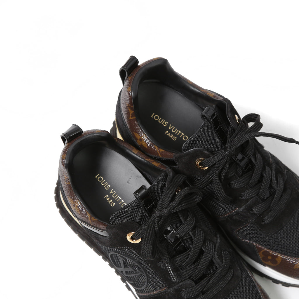 LOUIS VITTON ルイヴィトン / 現行モデル 美品 ランアウェイ スニーカー / 1A3CVW / size 36 (23cm) BLACK シューズ