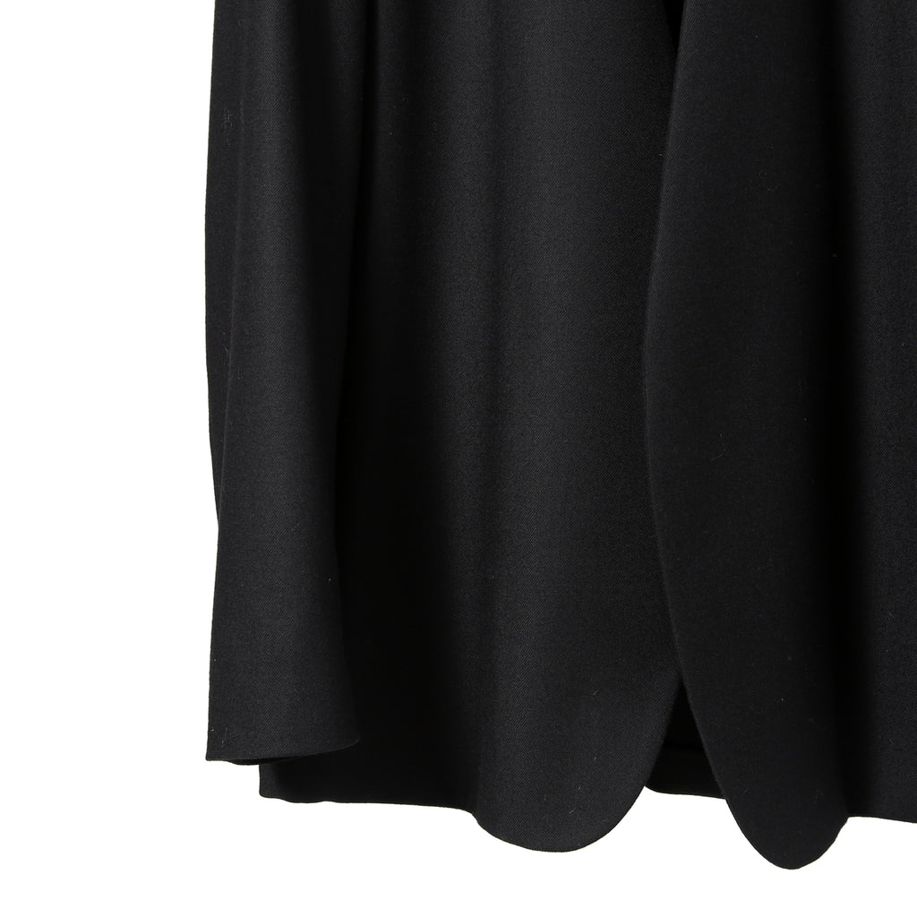 Maison Margiela 10 メゾン マルジェラ / 美品 2022SS ノーカラー ジャケット / ラペルレス / size 46 (BLACK)