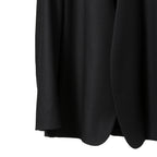 Maison Margiela 10 メゾン マルジェラ / 美品 2022SS ノーカラー ジャケット / ラペルレス / size 46 (BLACK)