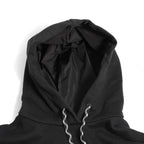 MONCLER モンクレール / 美品 ロゴ ビッグワッペン パーカー ワンピース / size S (BLACK) レディース