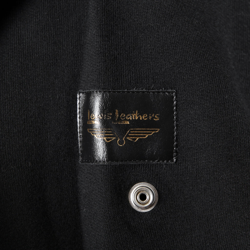 MONCLER モンクレール / FRAGMENT DESIGN フラグメント × ルイスレザー / 21AW 美品 サイクロン ダブル ライダース パーカー / ジャケット / size S (BLACK)