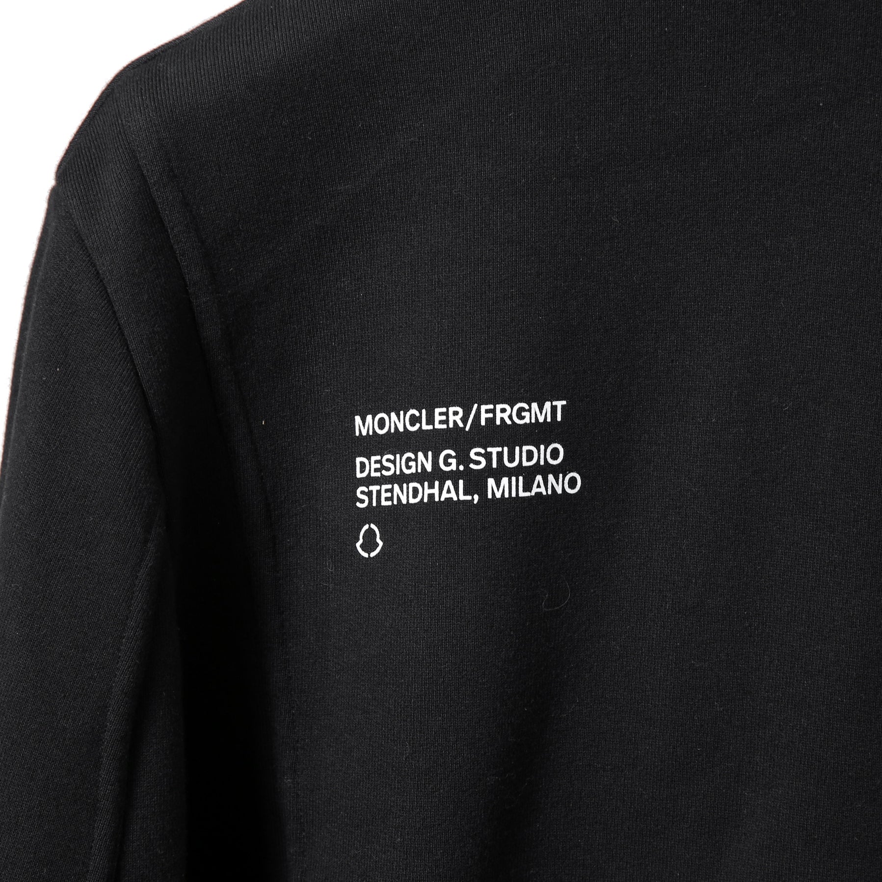 MONCLER モンクレール / FRAGMENT DESIGN フラグメント × ルイスレザー / 21AW 美品 サイクロン ダブル ライダース パーカー / ジャケット / size S (BLACK)