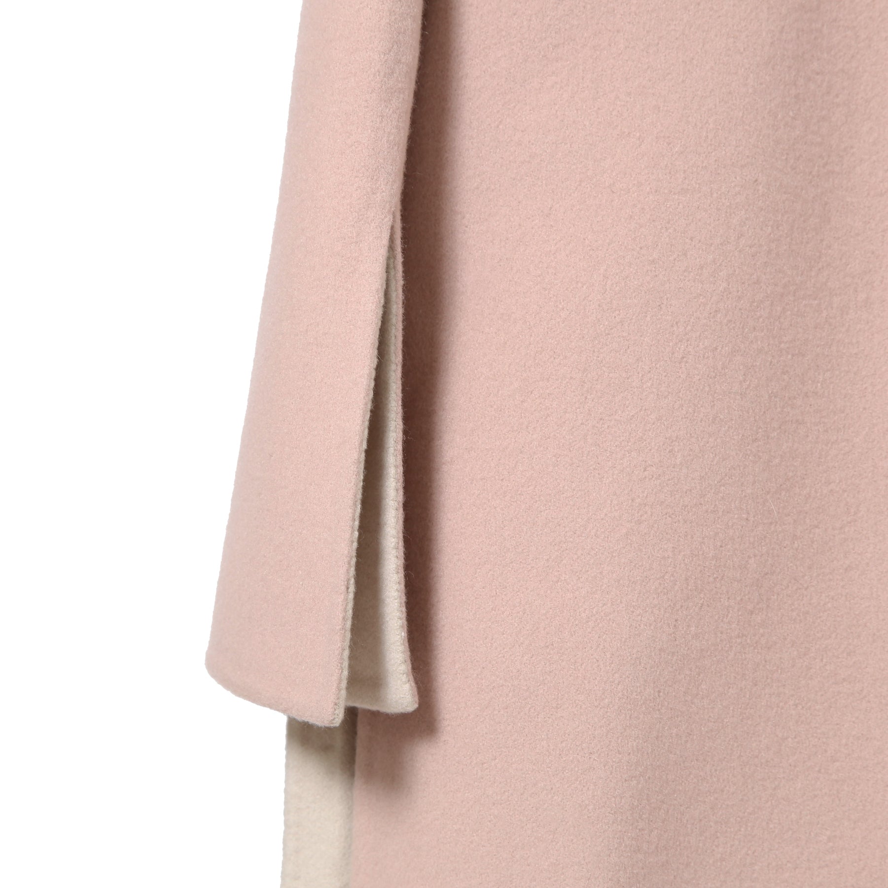 超希少 FENDI フェンディ / 美品 FFロゴ ミンクポケット / カシミア 100% ダブルコート / FF8910 MW18 / size 40  (M) PINK BEIGE