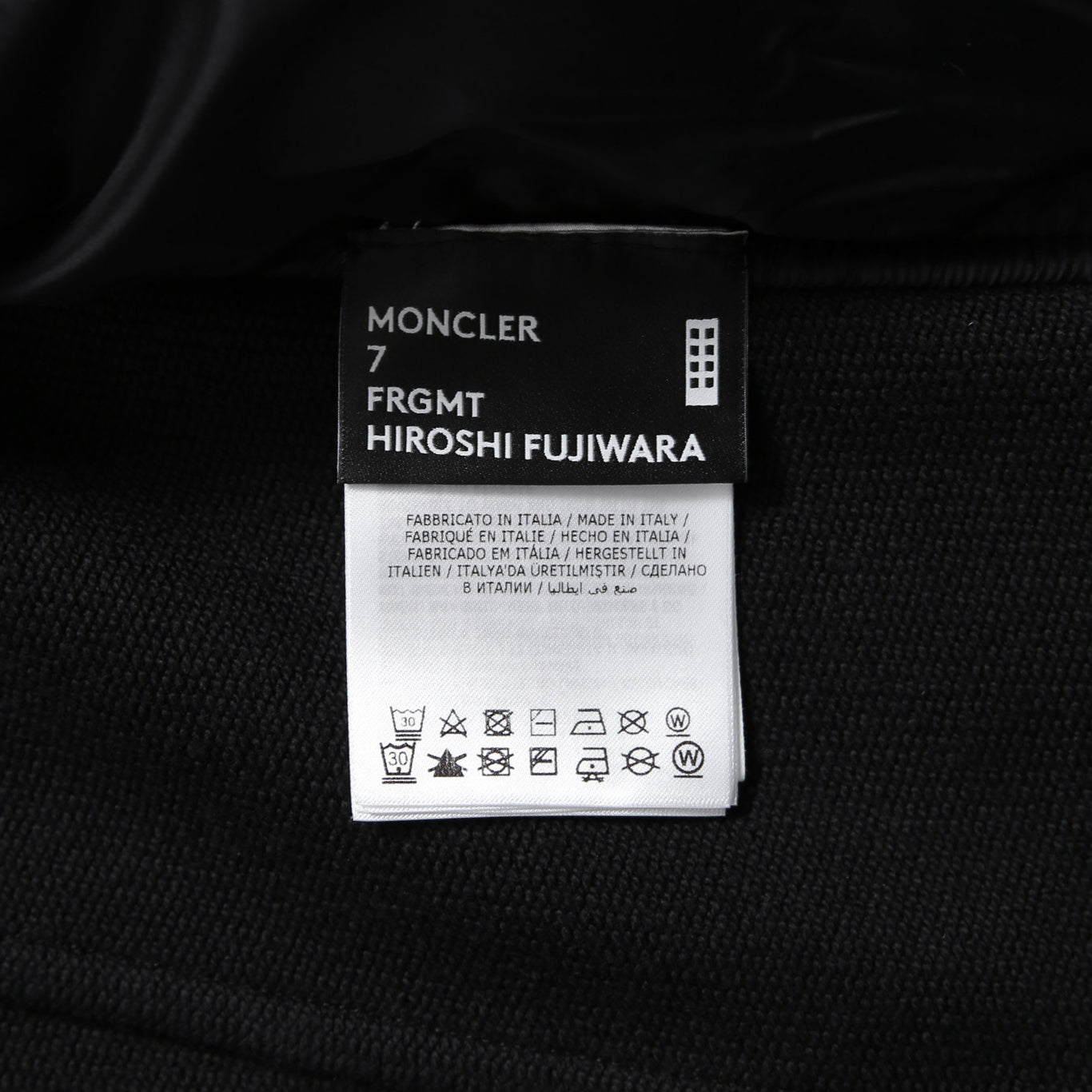 MONCLER モンクレール / FRAGMENT DESIGN フラグメント × ルイスレザー / 21AW 美品 サイクロン ダブル ライダース パーカー / ジャケット / size S (BLACK)