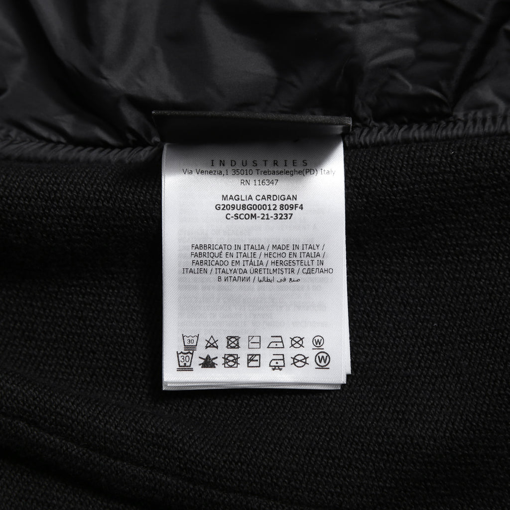 MONCLER モンクレール / FRAGMENT DESIGN フラグメント × ルイスレザー / 21AW 美品 サイクロン ダブル ライダース パーカー / ジャケット / size S (BLACK)