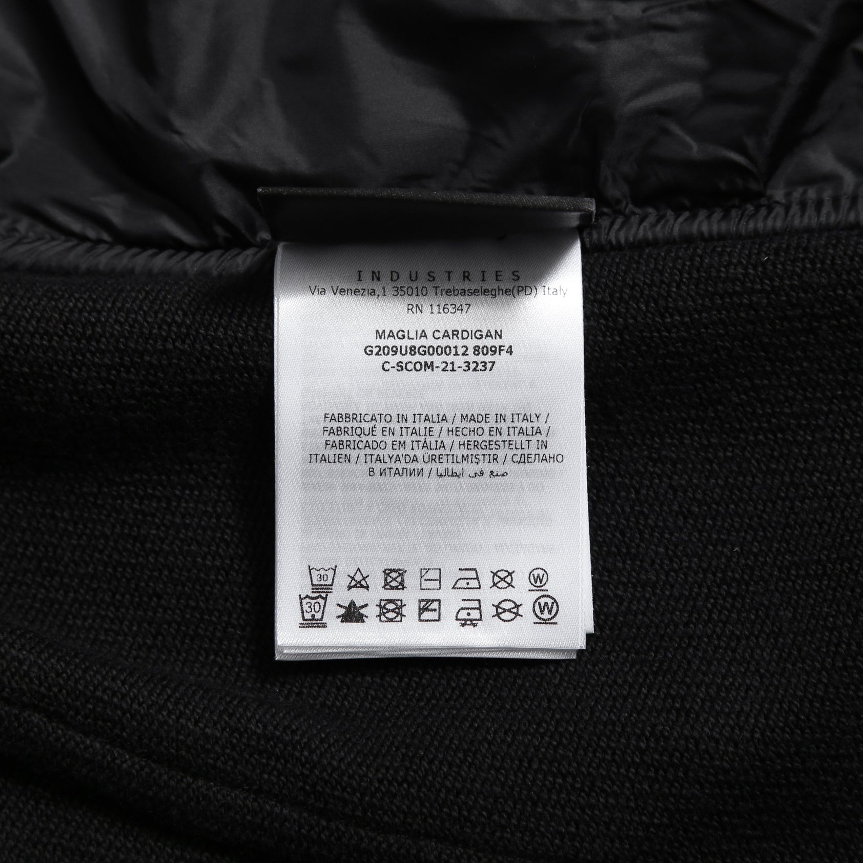 MONCLER モンクレール / FRAGMENT DESIGN フラグメント × ルイスレザー / 21AW 美品 サイクロン ダブル ライダース パーカー / ジャケット / size S (BLACK)