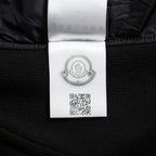 MONCLER モンクレール / FRAGMENT DESIGN フラグメント × ルイスレザー / 21AW 美品 サイクロン ダブル ライダース パーカー / ジャケット / size S (BLACK)