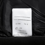 MONCLER モンクレール / FRAGMENT DESIGN フラグメント × ルイスレザー / 21AW 美品 サイクロン ダブル ライダース パーカー / ジャケット / size S (BLACK)