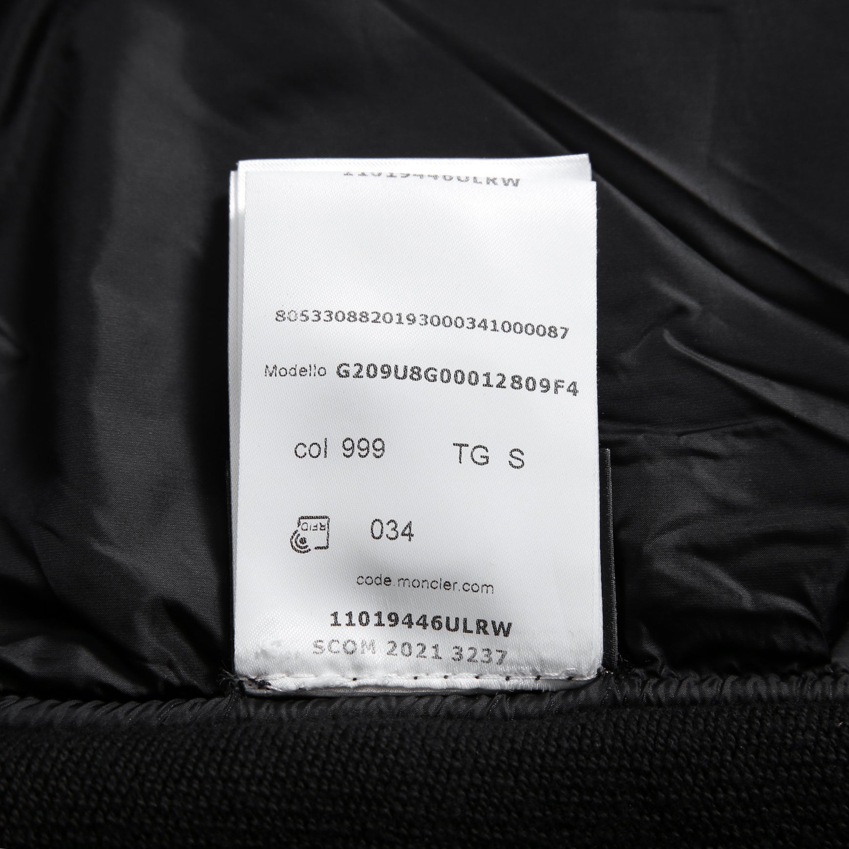 MONCLER モンクレール / FRAGMENT DESIGN フラグメント × ルイスレザー / 21AW 美品 サイクロン ダブル ライダース パーカー / ジャケット / size S (BLACK)