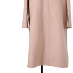 超希少 FENDI フェンディ / 美品 FFロゴ ミンクポケット / カシミア 100% ダブルコート / FF8910 MW18 / size 40  (M) PINK BEIGE