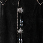 新品 Sisii x PAM DIETRICH / シシ x パムディートリッヒ コラボ / My Jacket カーフ スエード / レザー ジャケット / BLACK