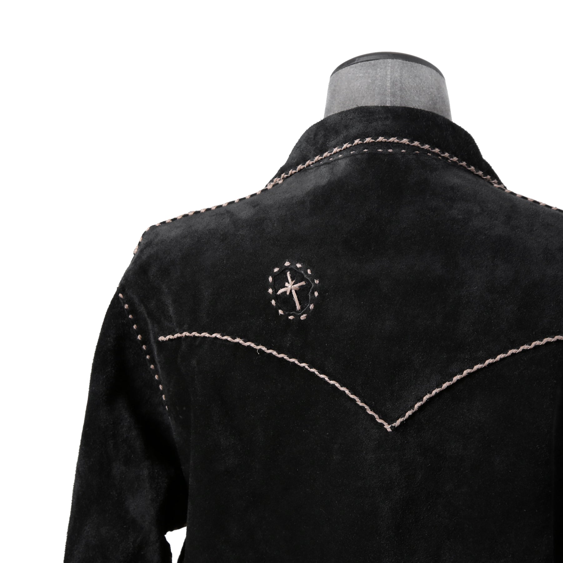 新品 Sisii x PAM DIETRICH / シシ x パムディートリッヒ コラボ / My Jacket カーフ スエード / レザー ジャケット / BLACK